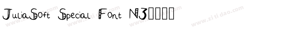 JuliaSoft Special Font N3字体转换